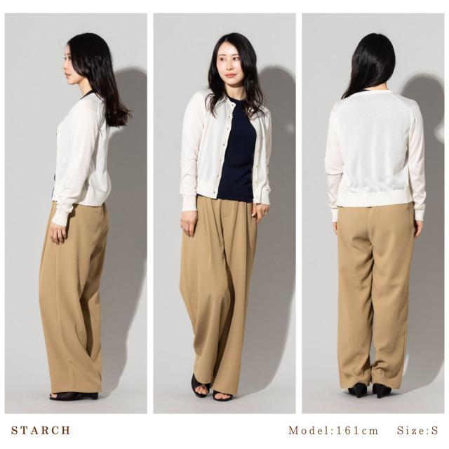 【正規取扱い販売店】ジョンスメドレー JOHN SMEDLEY コットンスカラップ長袖ニットカーディガン 30G レディース 綿 無地 上品 きれいめ シンプル シーアイランドコットン S4834_10