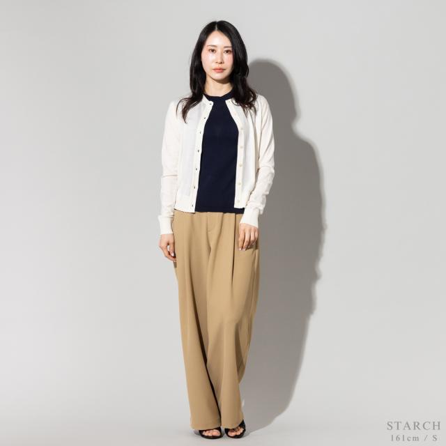 【正規取扱い販売店】ジョンスメドレー JOHN SMEDLEY コットンスカラップ長袖ニットカーディガン 30G レディース 綿 無地 上品 きれいめ シンプル シーアイランドコットン S4834_6
