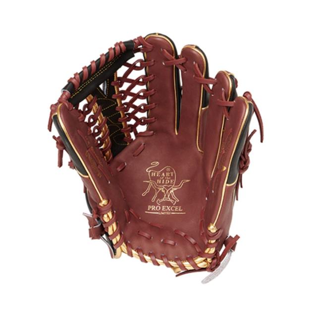 ローリングス Rawlings HOH PRO EXCEL Wizard #02 COLORS プロエクセル ウィザード 軟式用グラブ 外野手用 サイズ12.5 一般 左投げ用有り ベースボールマリオ 野球 軟式 グローブ 外野手 GR6HW2CB88MG_4