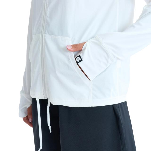 ロキシー ROXY AUROLA オーロラ ジップラッシュフーディ レディース ホワイト 白 水泳 スイム 海水浴 ラッシュガード RLY261031-WHT