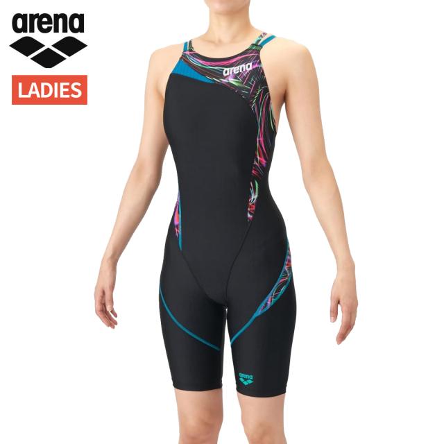 アリーナ arena WA承認 アクアレーシングスパッツ レディース ブラック 黒 水泳 スイム 競泳 水着 オールインワン AS6SRC75L-BKGR