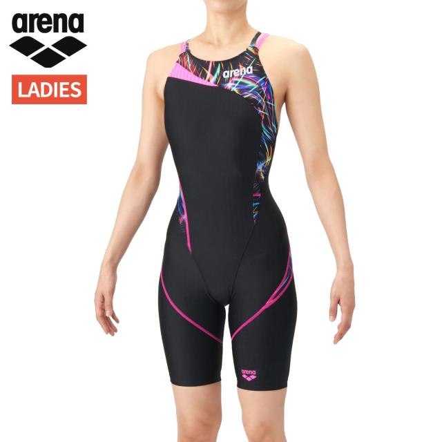 アリーナ arena WA承認 アクアレーシングスパッツ レディース ブラック 黒 水泳 スイム 競泳 水着 オールインワン AS6SRC75L-BKPK