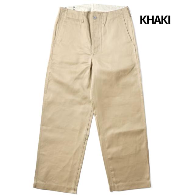 ヒューストン HOUSTON ヒューストン U.S.コットンチノトラウザー メンズ HOUSTON U.S.COTTON M-1941 CHINO TROUSER カジュアル パンツ ボトムス U.S.コットン お出かけ ARMY カーキ ベージュ 10176_1