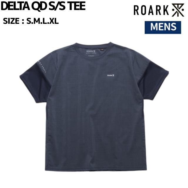 ロアーク ROARK DELTA QD S/S TEE カジュアル Tシャツ RTJPD1220-SBL