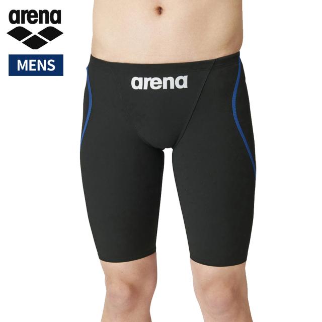 アリーナ arena WA承認 アクアフォースフュージョントライ ハーフスパッツ メンズ ブラック 黒 水泳 スイム 競泳 水着 ARN1011M-BKBU