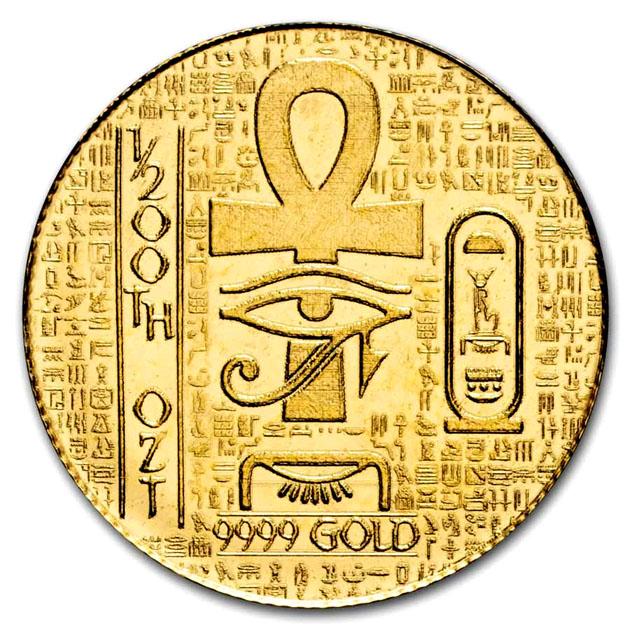 ツタンカーメン金貨 1/200オンス クリアケース入り 純金 コイン 原産国 アメリカ_1