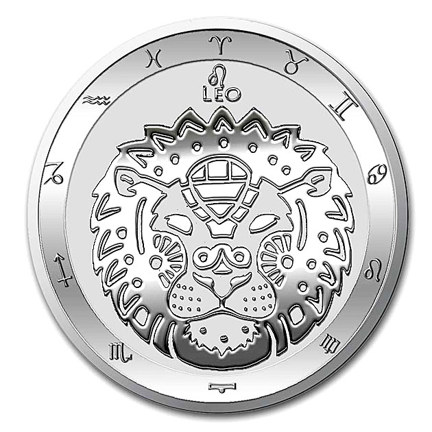 しし座銀貨 1オンス ランダムイヤー クリアケース入り 純銀 コイン トケラウ 発行_2