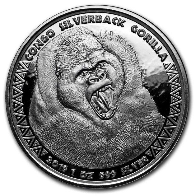 コンゴ シルバーバックゴリラ 銀貨 2020年 1オンス imgrc0133230981.jpg