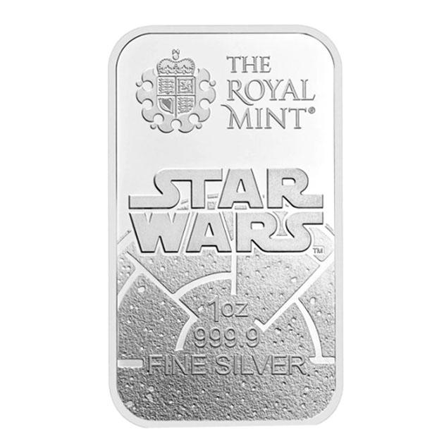 スターウォーズ ダークサイド シルバーバー 1オンス 純銀 インゴット イギリス王立造幣局発行_2
