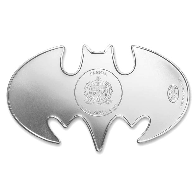 バットマン シルバーバー 1オンス サモア発行_1