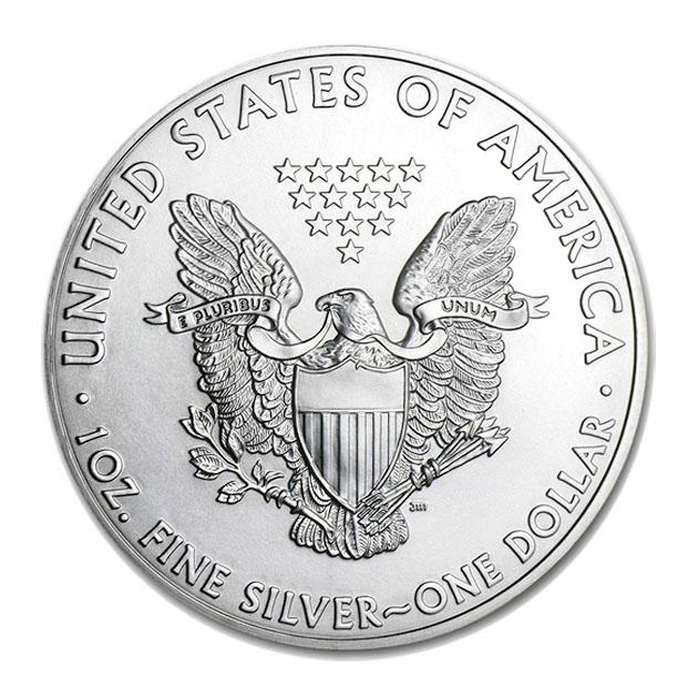イーグル銀貨 1オンス 2011年製 クリアケース入り 純銀 コイン アメリカ造幣局発行_1