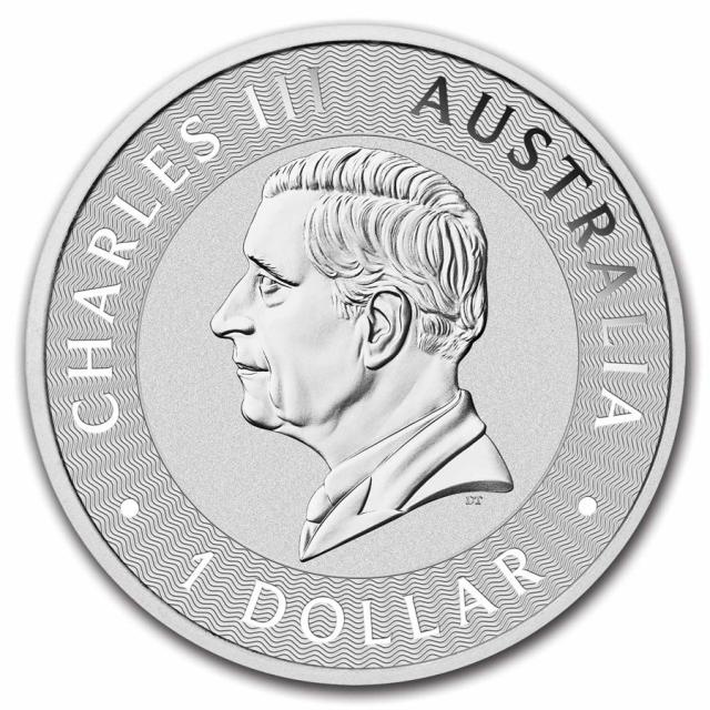 【最終値下げ】2017カンガルー銀貨 1オンス クリアケース付き 新品未使用 カンガルー銀貨 1オンス 2025年製 クリアケース入り 純銀 コイン