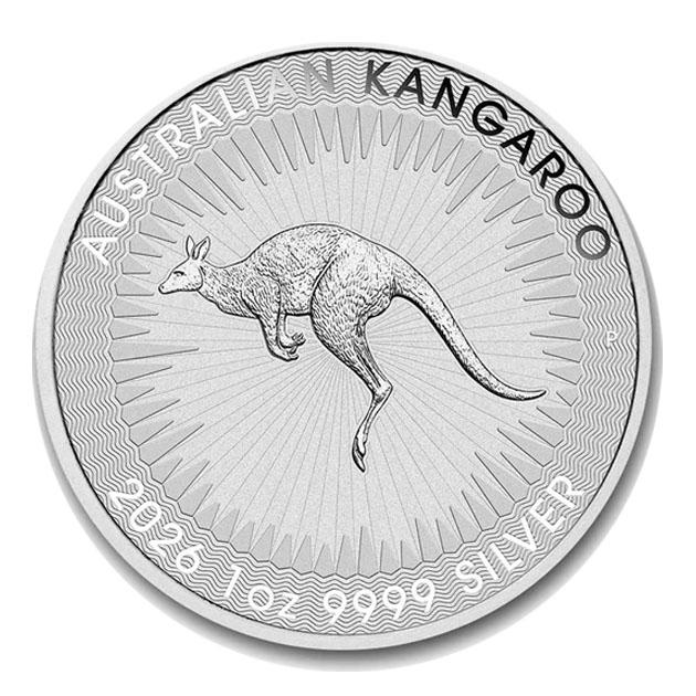 カンガルー銀貨 1オンス 2026年製 クリアケース入り 純銀 コイン オーストラリアパース造幣局_2