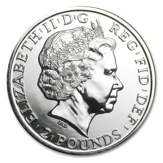 イギリス 干支ヒツジ銀貨 1オンス 2015年製 クリアケース入り イギリス王立造幣局発行_1