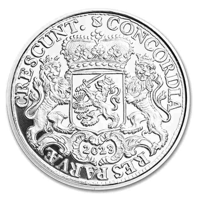 オランダ シルバーライダーのデザイン 純銀 コイン 1オンス クリア