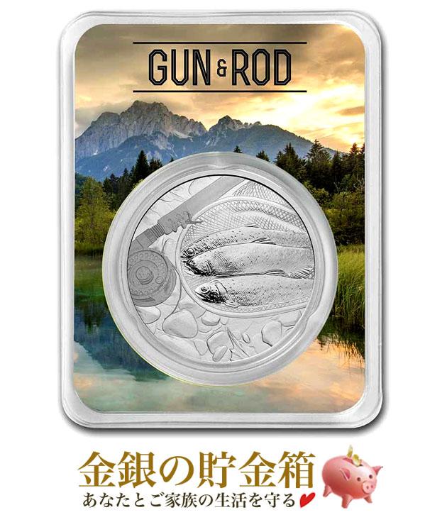 ガン＆ロッド マス 純銀コイン 1オンス ブリスターパック入り 純銀 コイン 原産国 アメリカ