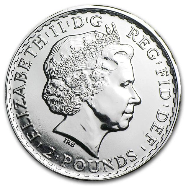 ブリタニア銀貨 1オンス 2014年製 ホースマーク クリアケース入り イギリス王立造幣局発行_1