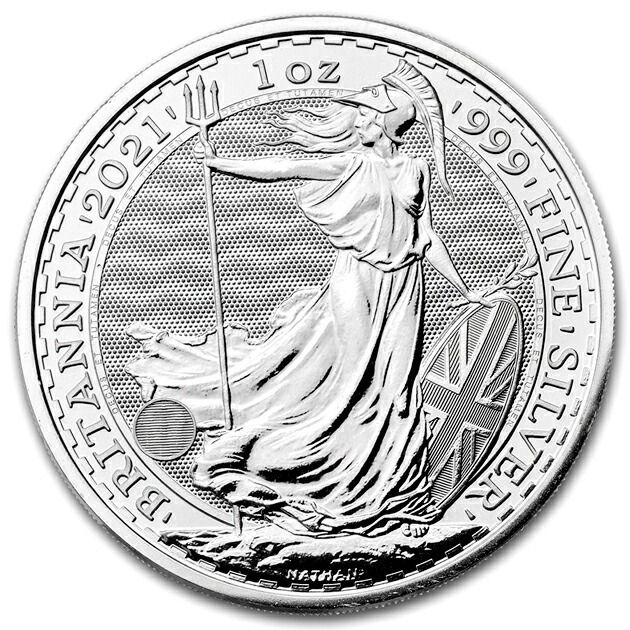 ブリタニア銀貨 1オンス 2021年製 クリアケース入り 純銀 コイン イギリス王立造幣局発行_2