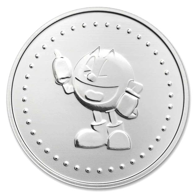パックマン 純銀コイン 1オンス クリアケース入り 純銀 銀貨 原産国 アメリカ_2