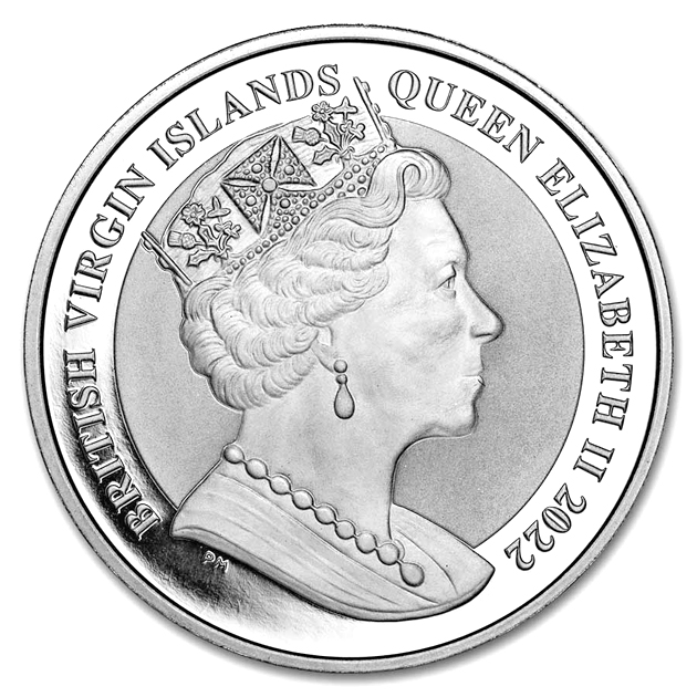 サンタ・マリア号銀貨 1オンス クリアケース入り 純銀 コイン イギリス領ヴァージン諸島 発行_1
