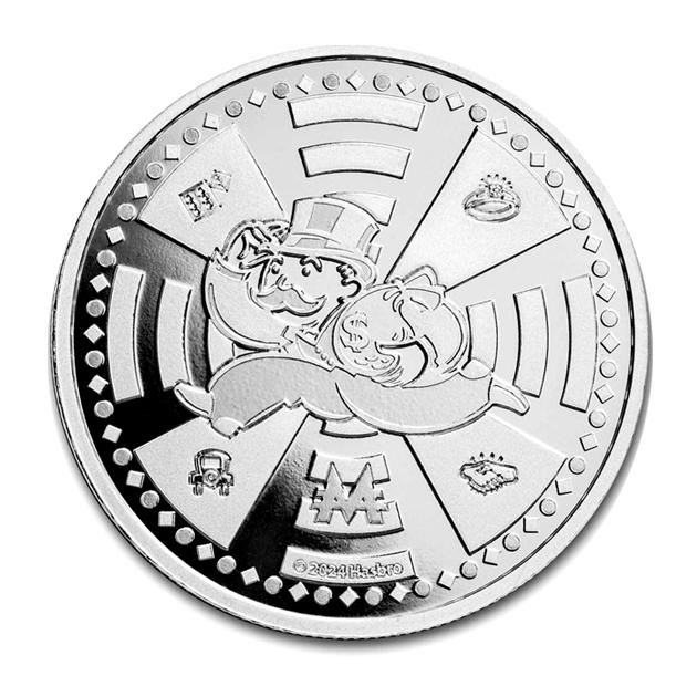 モノポリーおじさん銀貨 1オンス 2024年製 ブリスターパック入り 純銀 コイン サモア発行_3