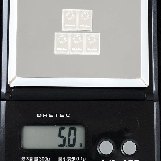 スイス ヴァルカンビ コンビバー シルバーバー 5g (1g×5) クリアケース