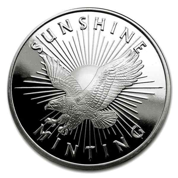 純銀　コイン　1オンス  純銀　サンシャインミント　silver999