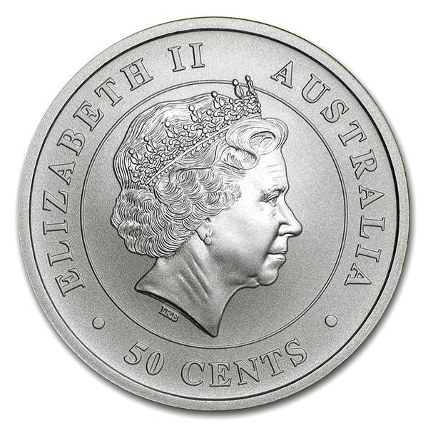 タイガーシャーク銀貨 1/2オンス 2016年 純銀 コイン