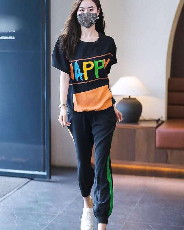 冬新作 予約商品 大きいサイズ レディース 上下セット セットアップ tシャツ パンツ ルームウェア 英字ロゴ L LL 3L 4L 5L 6L 大人カジュアルの通販は 6,020円