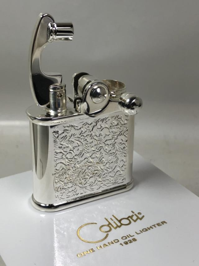 絶版 日本製 Colibriコリブリ オイルライター308 0023 1023アラベスク シルバーsilver Www Koikhai Com