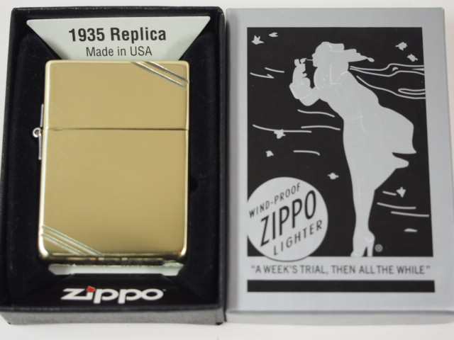 ジッポーZippo 1935 アラベスク 側面 3面唐草/彫刻 1935DL 3FA-BS ...