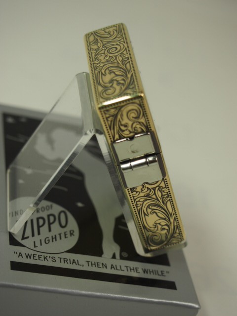 再値下げ！Zippo:Lo-KILT TURTLE(SV)3面彫刻/2002製