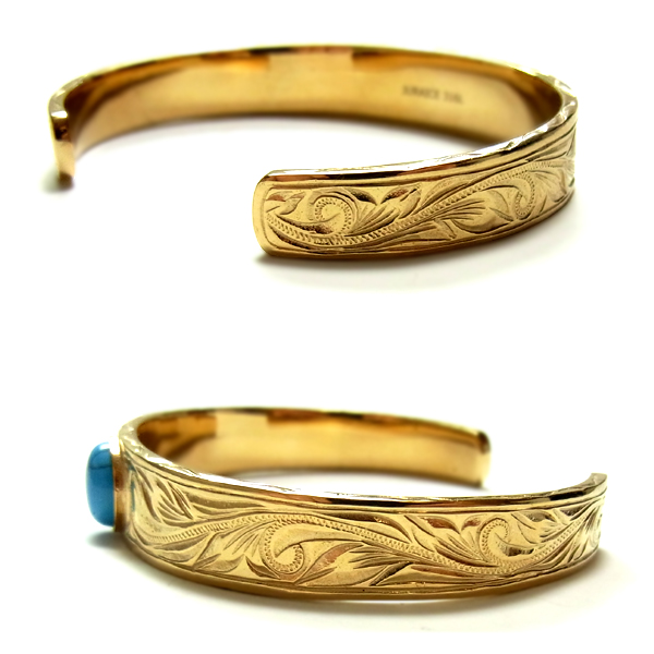 ☆ハワイアンジュエリー☆バングル ターコイズ カレイキニ