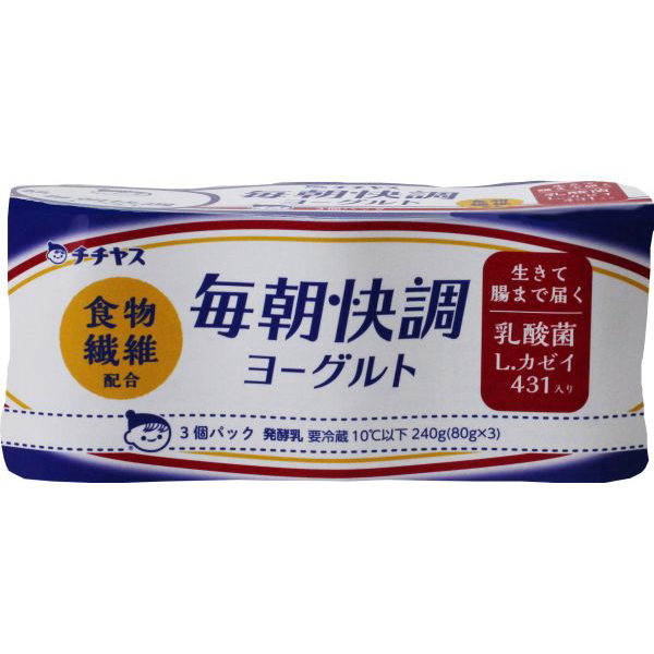 チチヤス 毎朝快調 ヨーグルト 80g 3p 10入の通販はau Pay マーケット 食品のネットスーパー さんきん