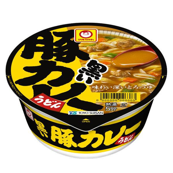 東洋水産 マルちゃん 黒い豚カレーうどん 1箱12食