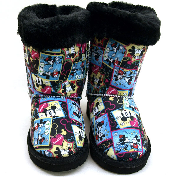 ディズニー Disney Mickey Mouse ミッキーマウス 7087 黒 ムートンブーツ キッズの通販はau Pay マーケット クリックマーケット Au Payマーケット店