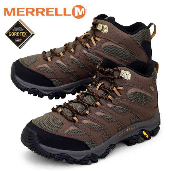 メレル MERRELL MOAB 3 SYN MID GTX WIDE WIDTH モアブ シンセティック ミッド ゴアテックス ワイド  500253W 透湿 防水 登山靴 トレッキ｜au PAY マーケット