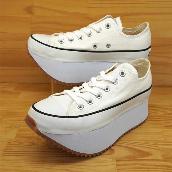 コンバース CONVERSE ALL STAR CHUNKYBOAT OX 1SD064 1SD065 厚底 オールスター チャンキーボート オックス  黒 白 レディース/メンズ 送｜au PAY マーケット