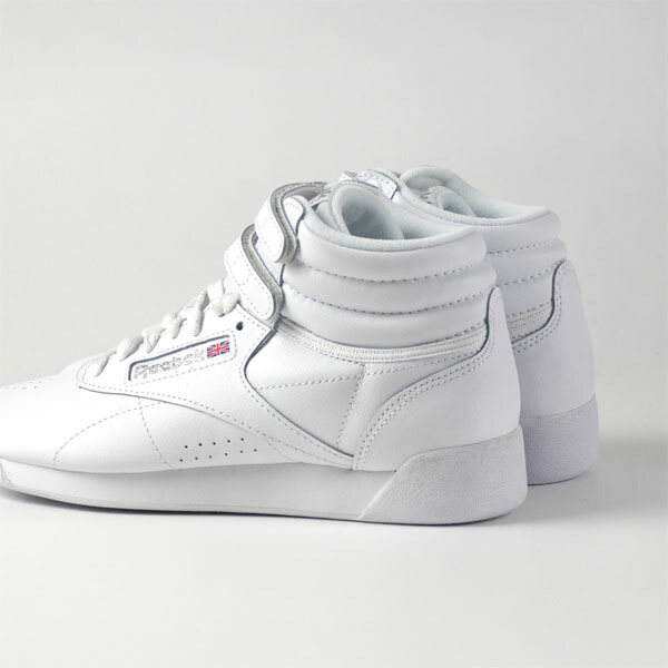 リーボック Reebok F/S HI 100000103 フリースタイル ハイ 白 クラッシック ミッドカット アンクルストラップ フィットネス トレーニングの通販は