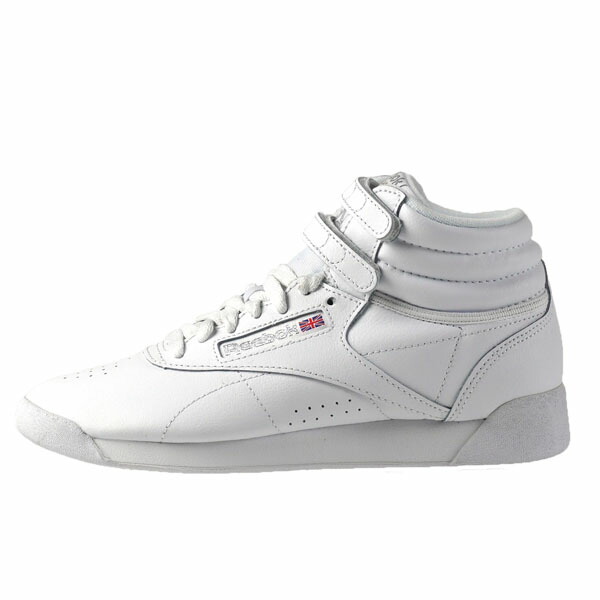 リーボック Reebok F/S HI 100000103 フリースタイル ハイ 白 クラッシック ミッドカット アンクルストラップ フィットネス トレーニングの通販は