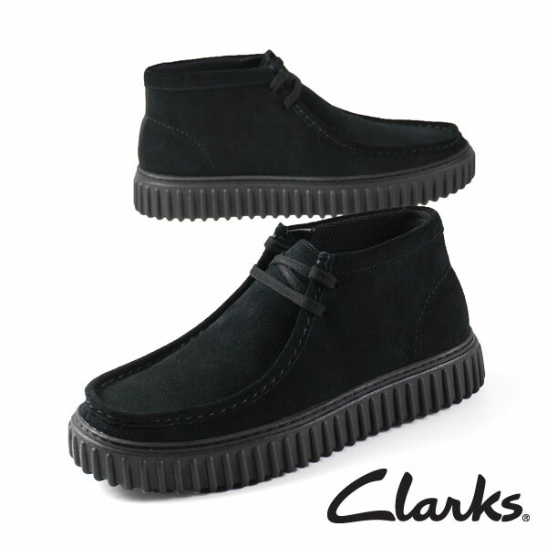 クラークス Clarks Torhill Hi トーヒル ハイ 厚底ワラビー - ブーツ