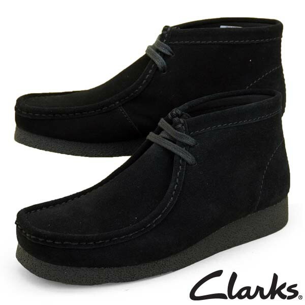 [国内正規品] クラークス Clarks Wallabee EVO BT 26172823 ワラビーブーツ ブラック スエード 天然皮革 メンズ  カジュアル シンプル お｜au PAY マーケット