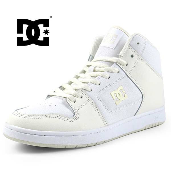 ディーシーシューズ DC Shoes MANTECA 4 HI DM244006 BO4 マンテカ4 レザー ストリート ハイカット スケートボード スニーカー 白 メンズ