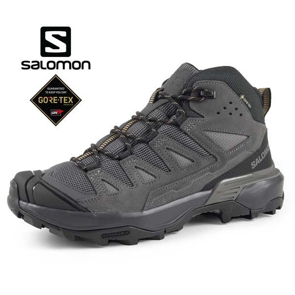 サロモン SALOMON X ULTRA 360 LTR MID GTX 475708 Castlerock/Asphalt/Kelp ハイキング 登山靴 ゴアテックス 軽量 防水 アウトドア カジュアル シンプル メンズ 送料無料の通販は