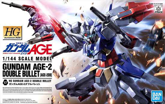 Hg 1 144 17 ガンダムage 2 ダブルバレット 新品 再販 ガンプラ ガンダムage プラモデルの通販はau Pay マーケット ゲーム ホビー ケンビル