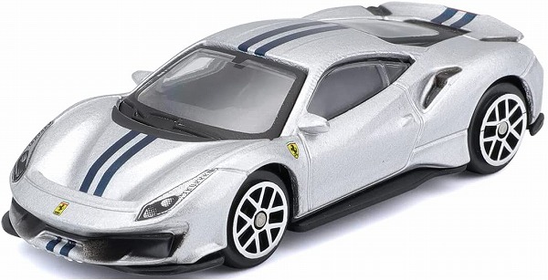 4904810180593:トミカ トミカプレゼンツ ブラーゴ レース＆プレイシリーズ 3インチ フェラーリ 488 ピスタ【新品】 ミニカー TOMICA
