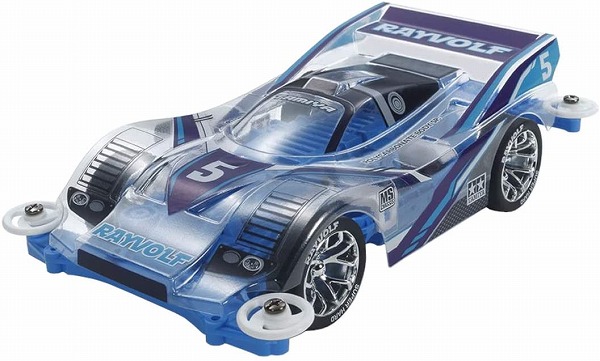 4950344955725:ミニ四駆 レイボルフ ポリカボディスペシャル (ライトブルー) MSシャーシ【新品】 限定 本体