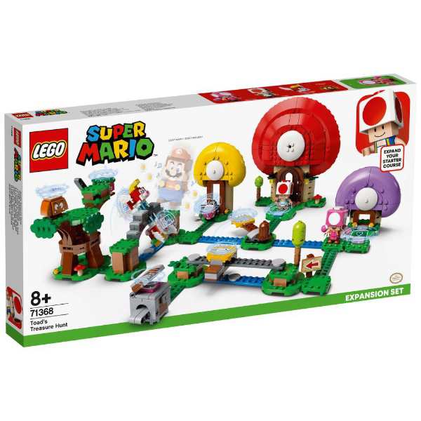 5702016618471:レゴ スーパーマリオ キノピオ と 宝さがし 71368【新品】 LEGO Super Mario 知育玩具