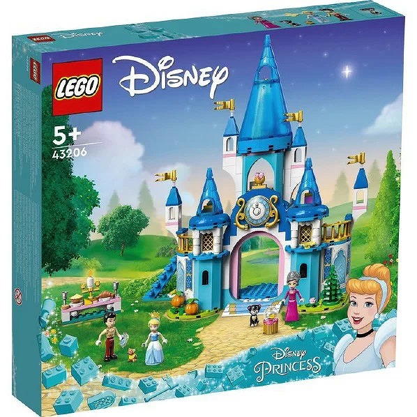 5702017154336:レゴ ディズニープリンセス シンデレラとプリンス・チャーミングのステキなお城 43206【新品】 LEGO Disney 姫　知育玩具