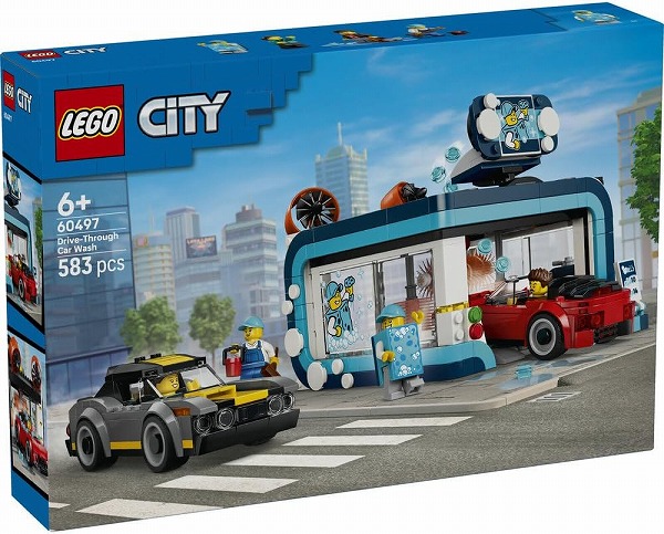 5702018056882:レゴ シティ ドライブスルー洗車場 60497【新品】 LEGO　知育玩具
